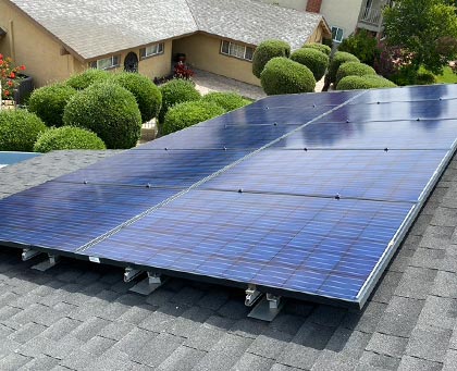 Image of the Same Solar Panel After Cleaning
