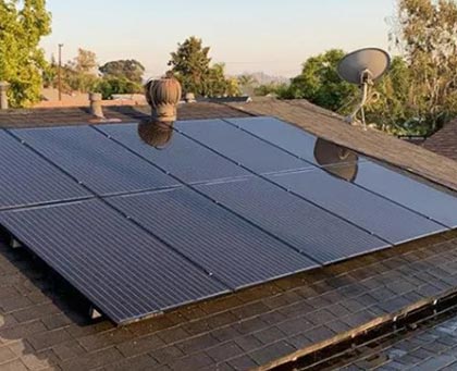 Image of the Same Solar Panel After Cleaning