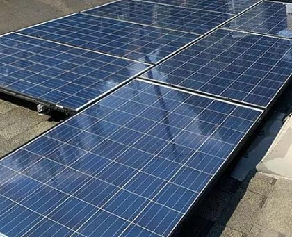 Image of the Same Solar Panel After Cleaning